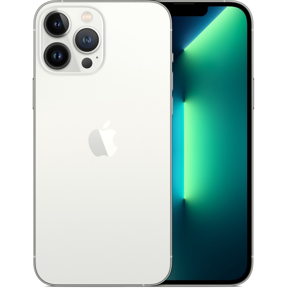 iPhone 13 Pro Max silver 256 gig with otter box cases and charger π 256GB π